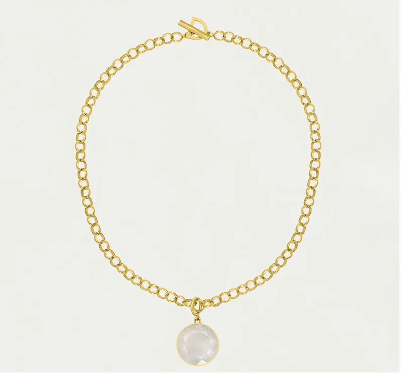 Rainbow Moonstone Necklace