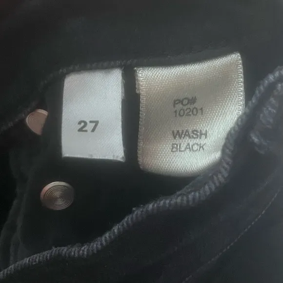 Reformation Black Skinny Jeans 27