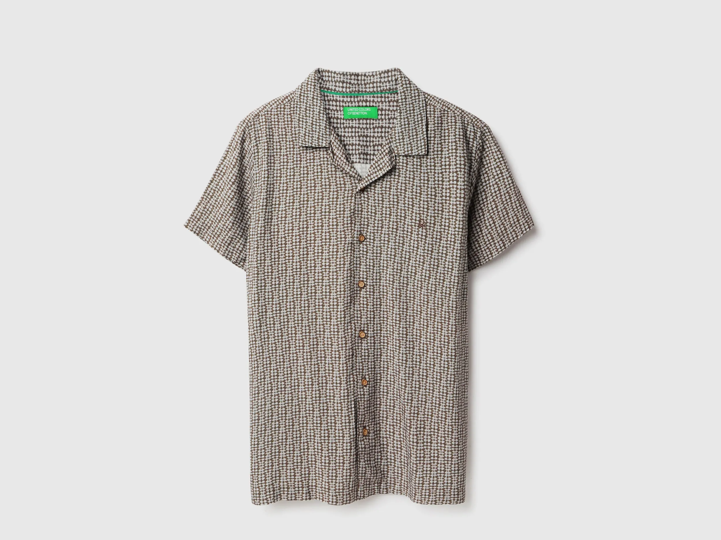 Regular Fit Resort Collar Batik Shirts