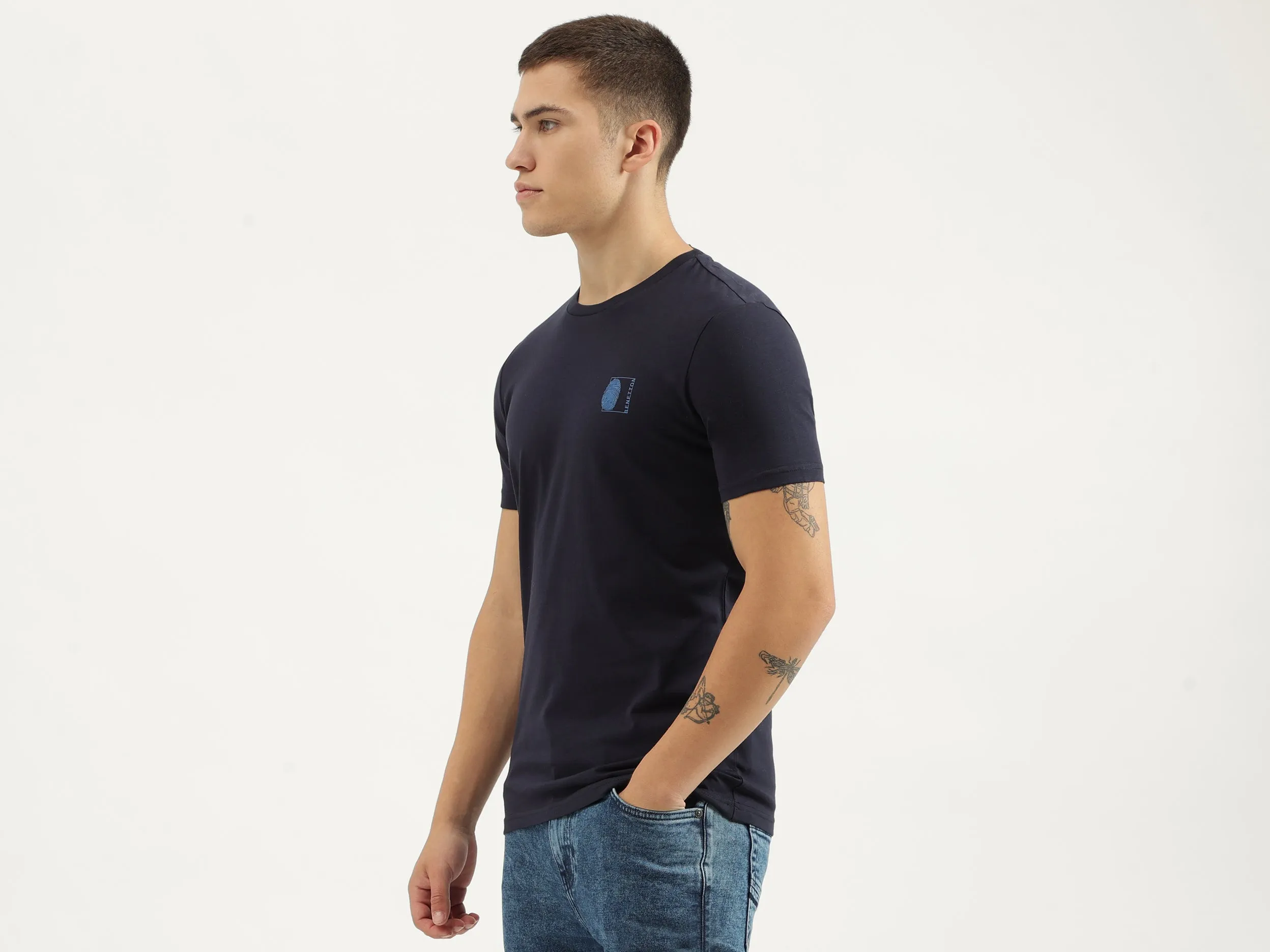 Regular Fit Round Neck Printed T-shirts