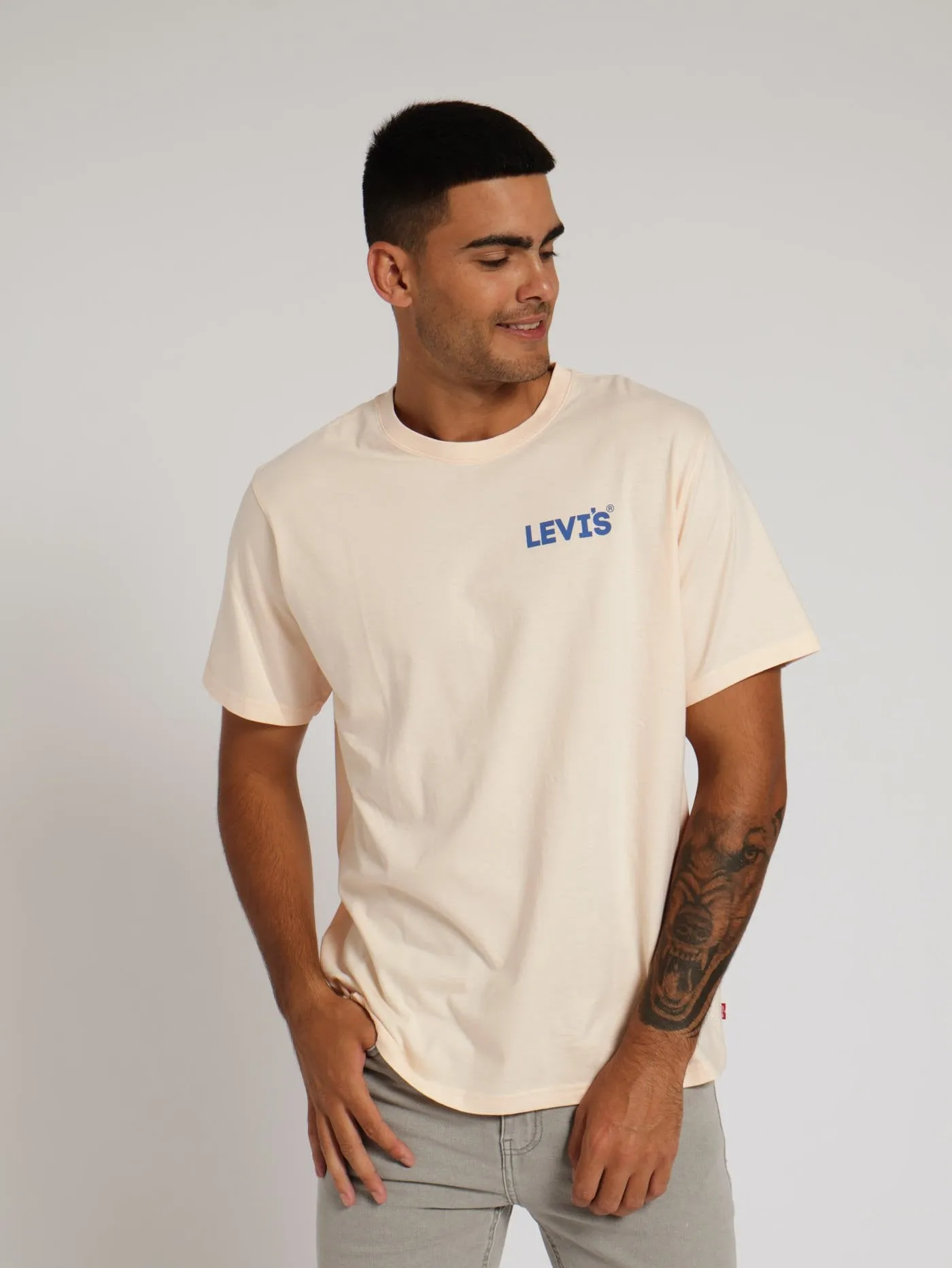 Relaxed Fit Tee - Orange