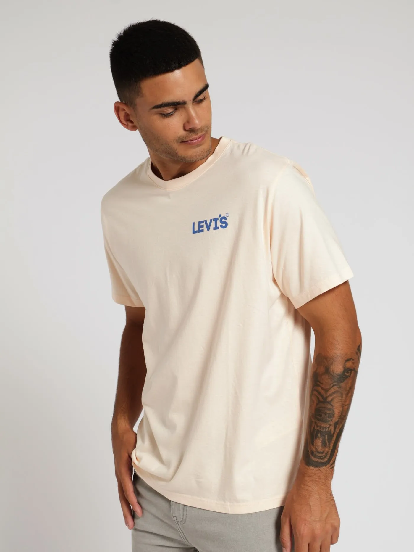 Relaxed Fit Tee - Orange