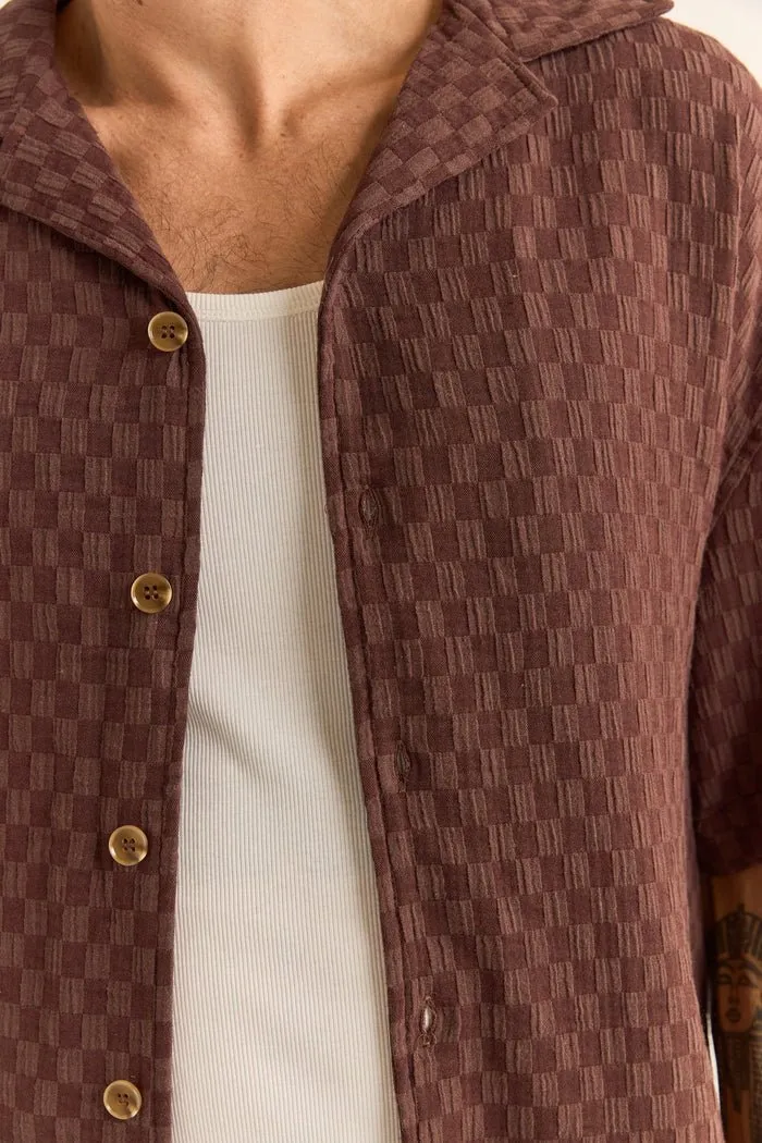 RELAXED TEXTURE SS SHIRT
