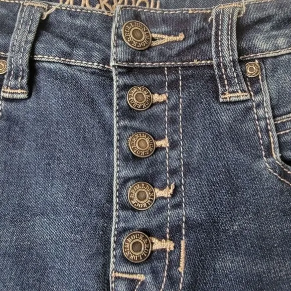 Rock &amp; Roll Cowgirl Denim Jeans – High Rise Trouser - Size 26x38