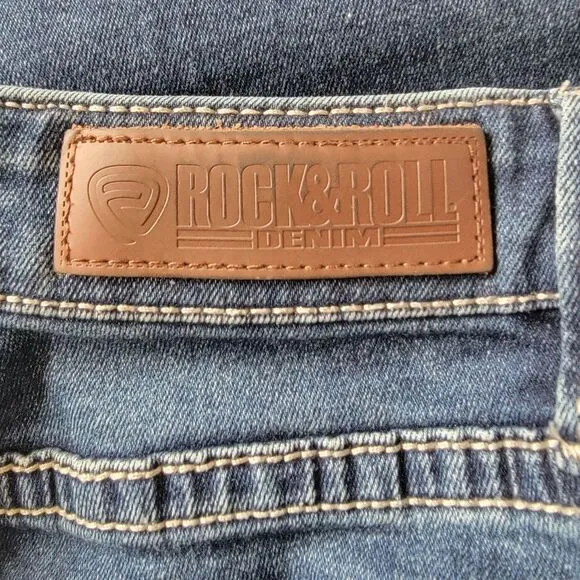 Rock &amp; Roll Cowgirl Denim Jeans – High Rise Trouser - Size 26x38