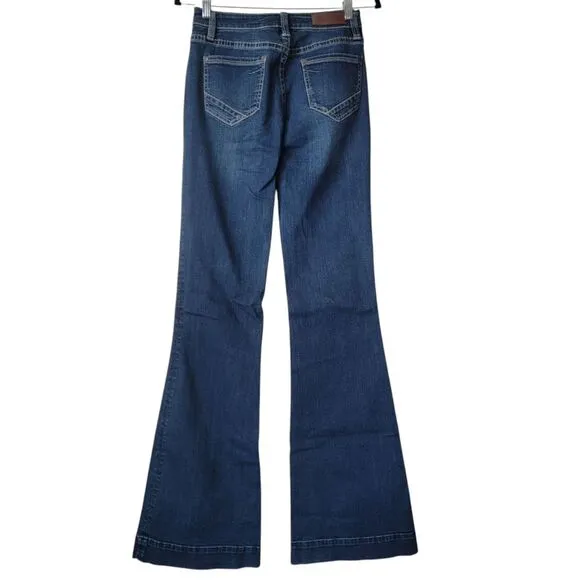 Rock &amp; Roll Cowgirl Denim Jeans – High Rise Trouser - Size 26x38