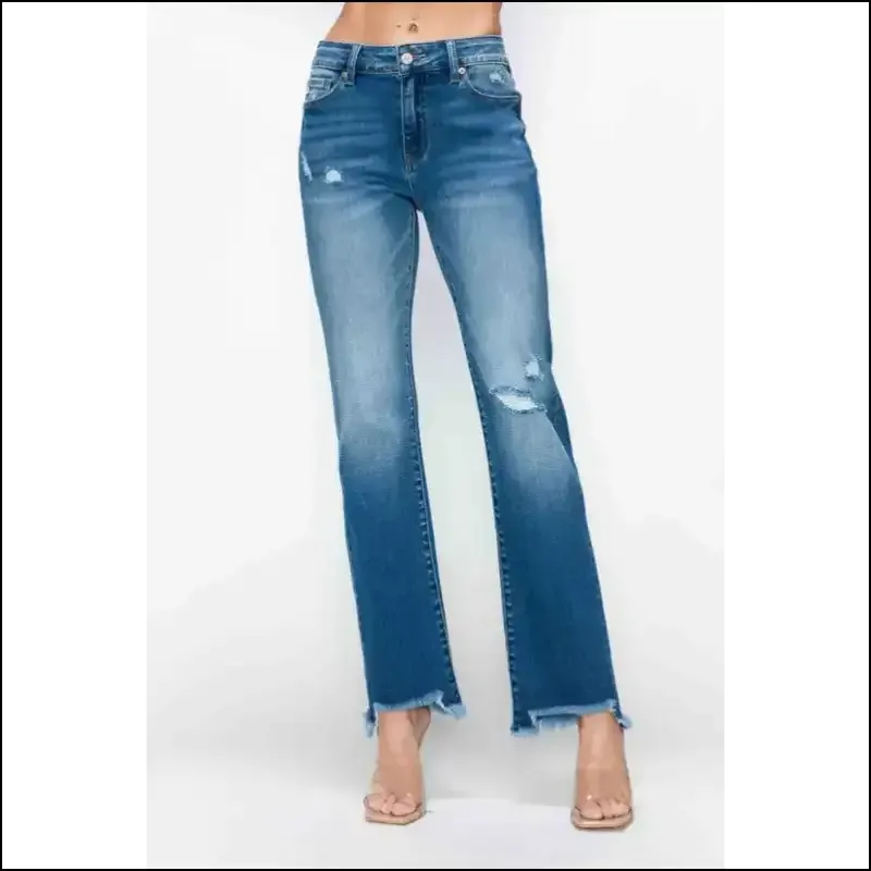 Rock the Raw Hem: Strut your Stuff with Needful Things Jeans! 😎