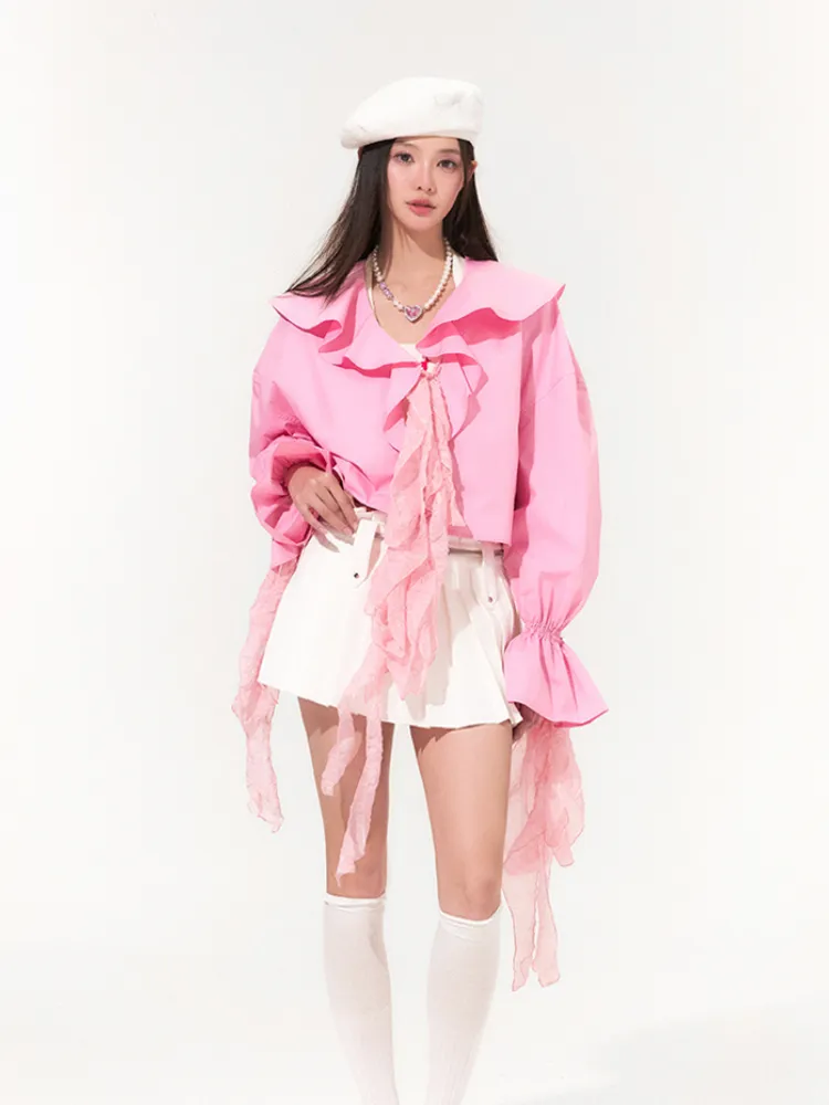 Ruffled Belle Blouse
