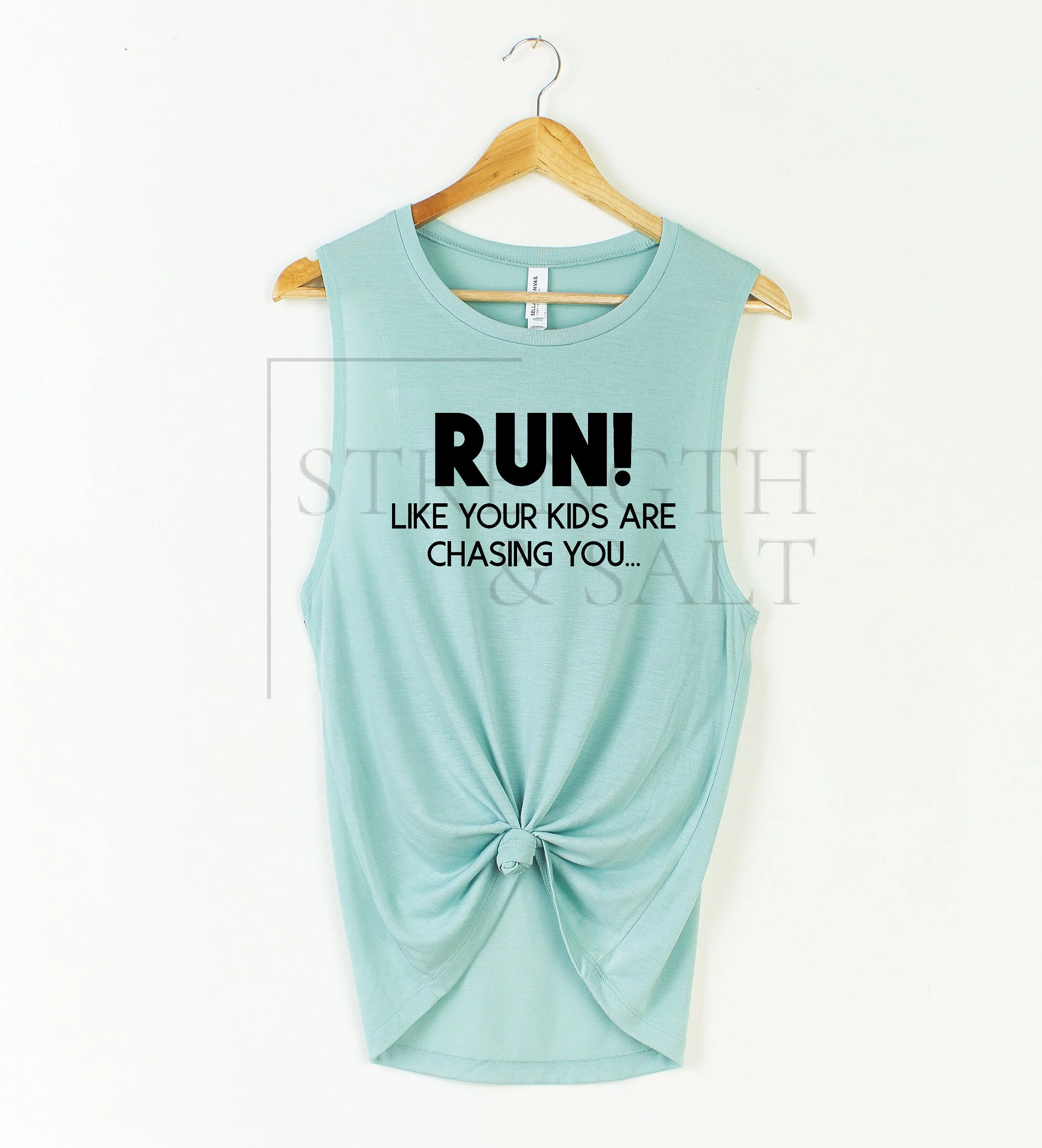 Run From Your Kids Muscle Tank