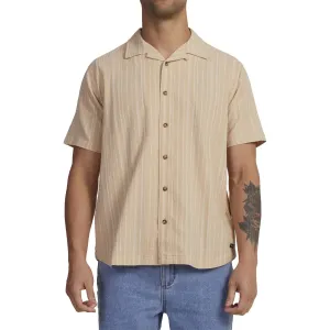 RVCA - Beat Stripe Shirt Stone