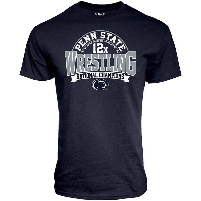 Sale - PSU Wrestling 12 Time National Champions T-Shirt