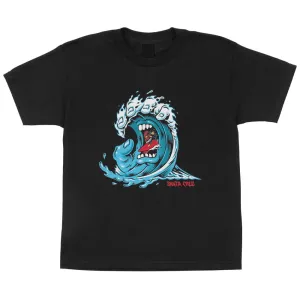 Santa Cruz Youth Screaming Wave Front T-Shirt