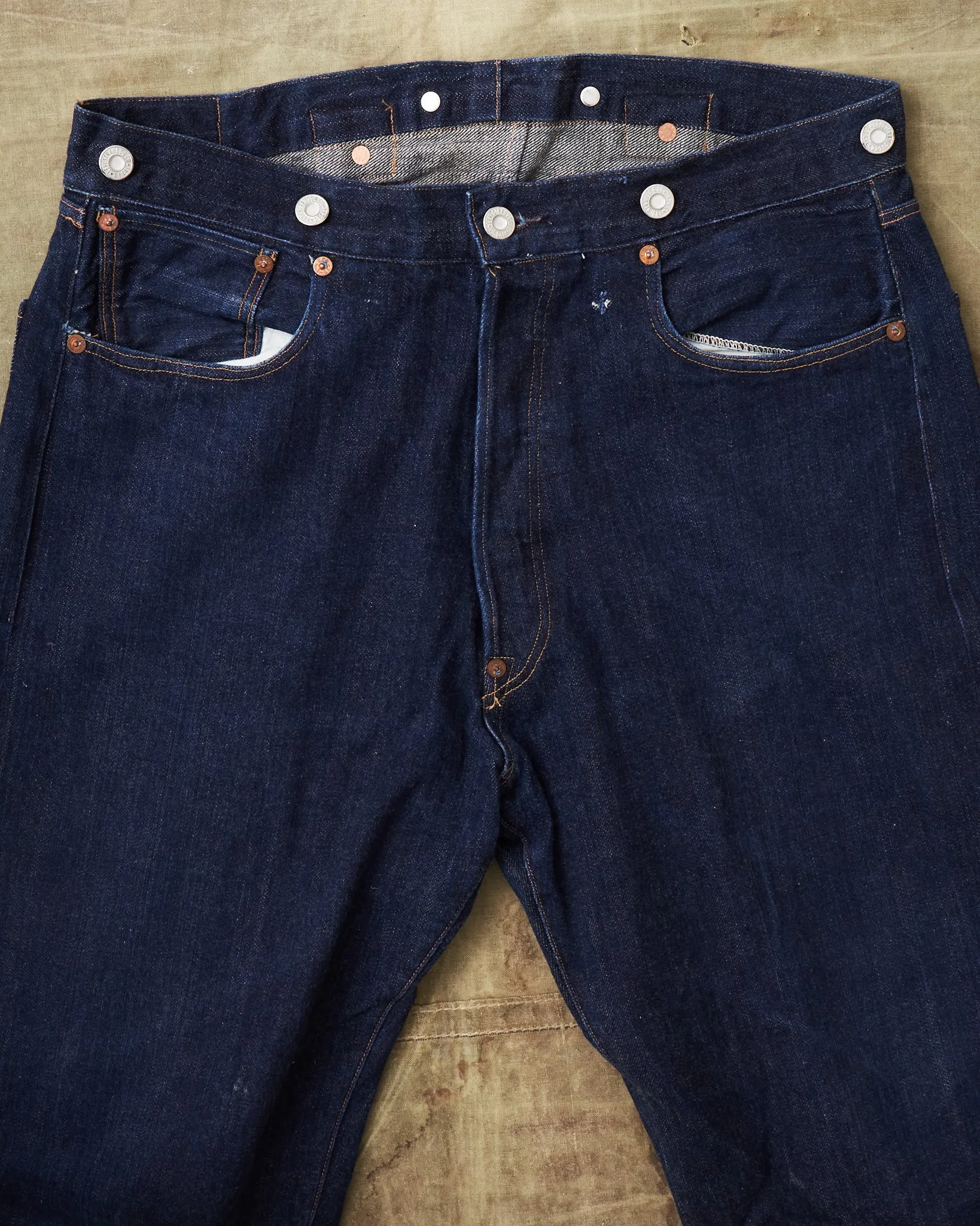 Second Hand Levi's Vintage Clothing Made in USA 1915 501XX SAMPLE W 34