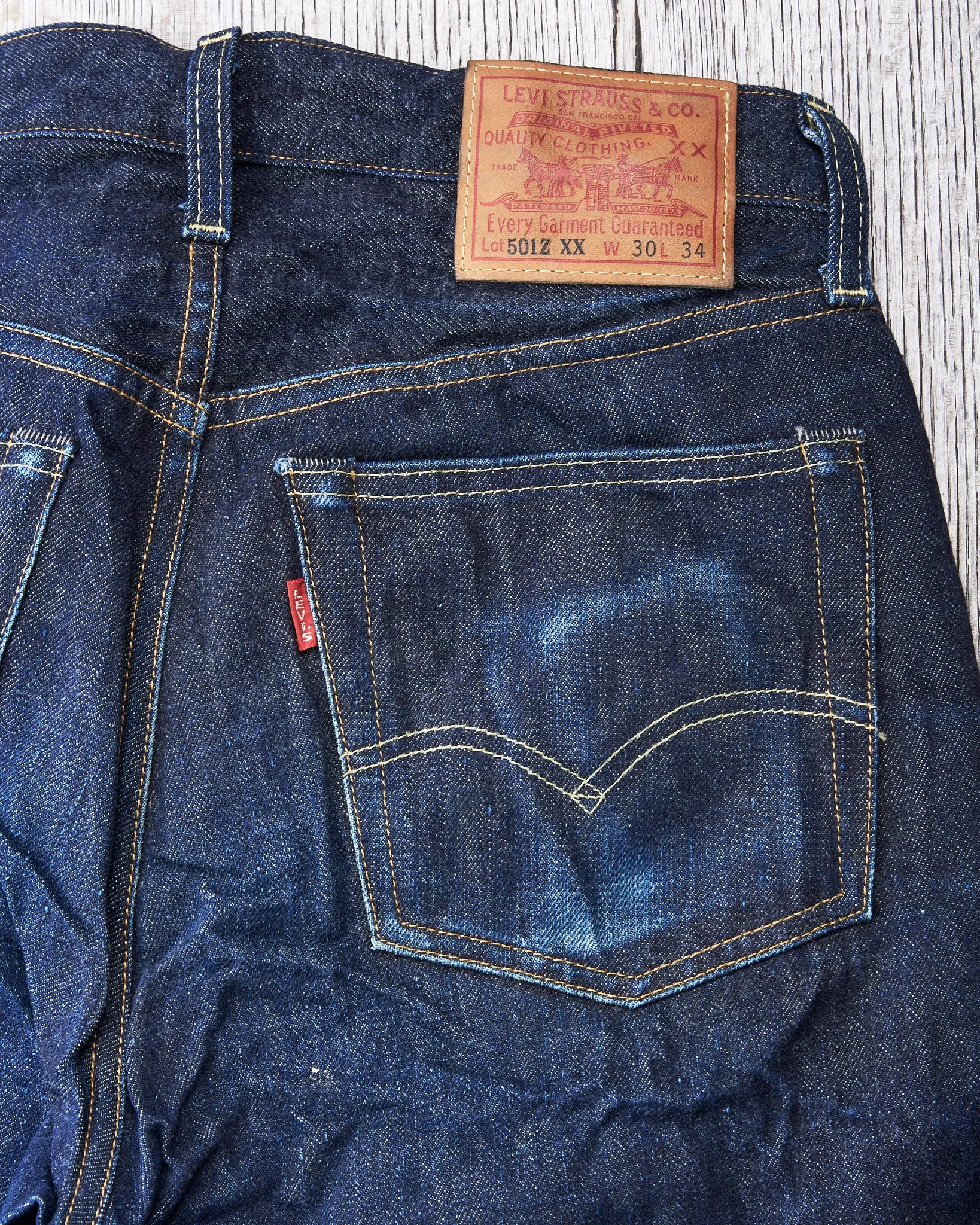 Second hand LVC 1954 501zXX Jeans W30 / L34 Made in USA