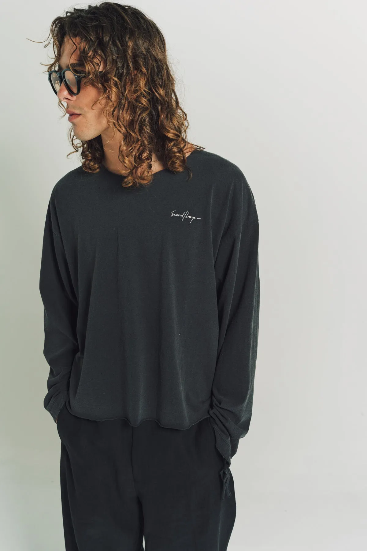 SECOND/LAYER | TRASHER LONG SLEEVE TEE