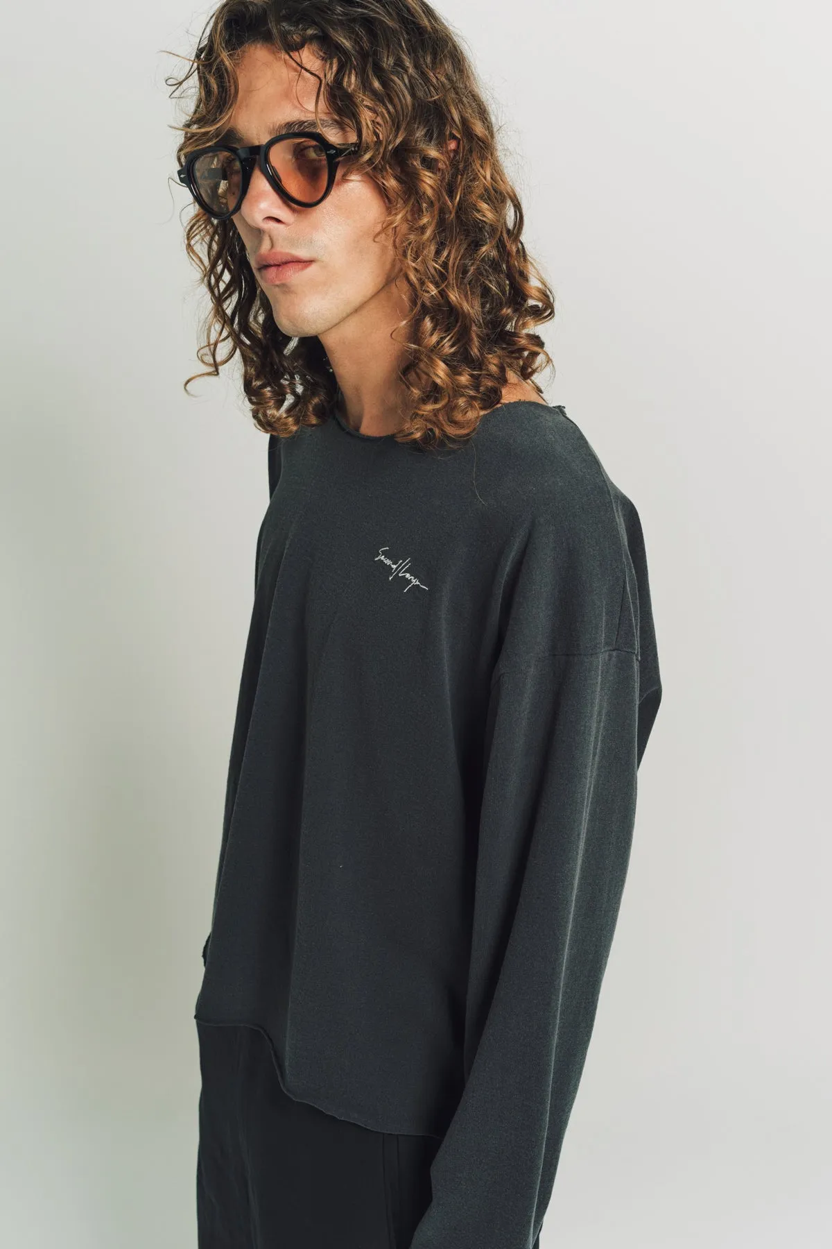 SECOND/LAYER | TRASHER LONG SLEEVE TEE