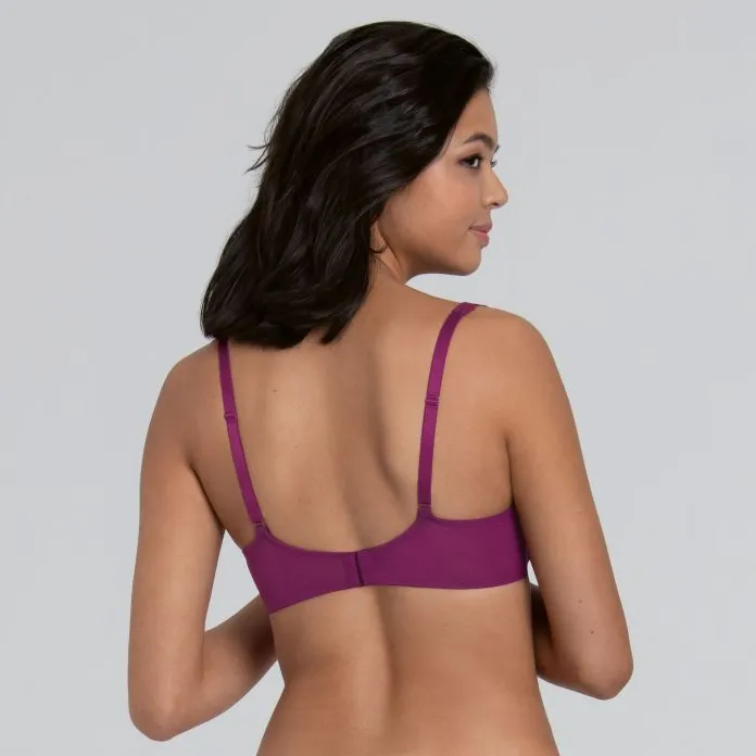 Selma Rosa Faia Underwire Bra 5637 with Spacer Cup - Purple Wine