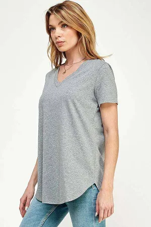 Semi Loose Fit Short Sleeve Top