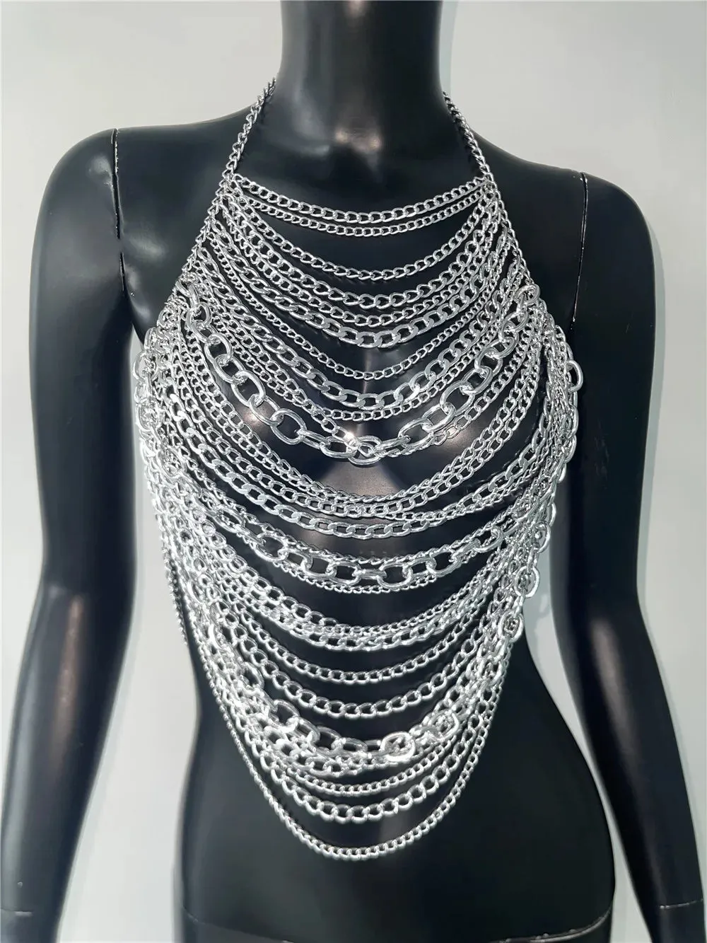 Sequin Metal Chest