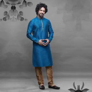 Serene Sky Bluish Kurta