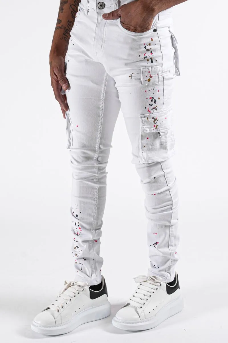 Serenede Universe Laws Jeans (White)