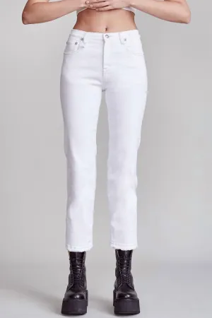 Shelley Slim Jeans In Bale White