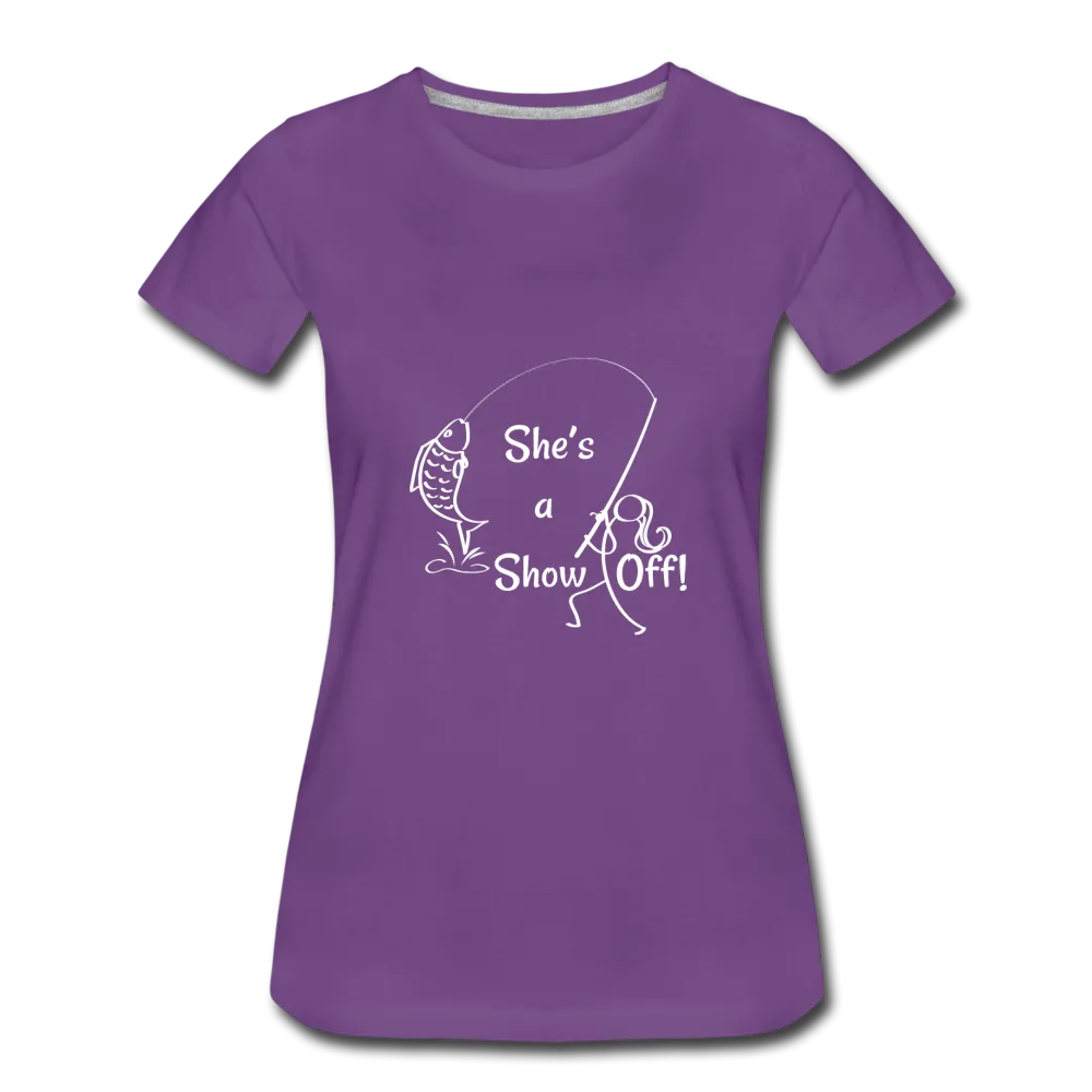She's a Show Off, Women’s Premium T-Shirt