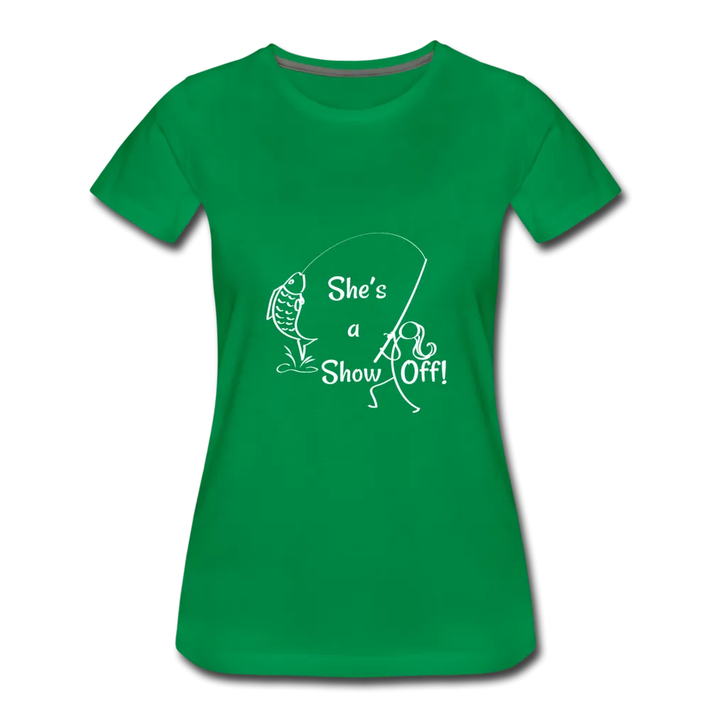 She's a Show Off, Women’s Premium T-Shirt