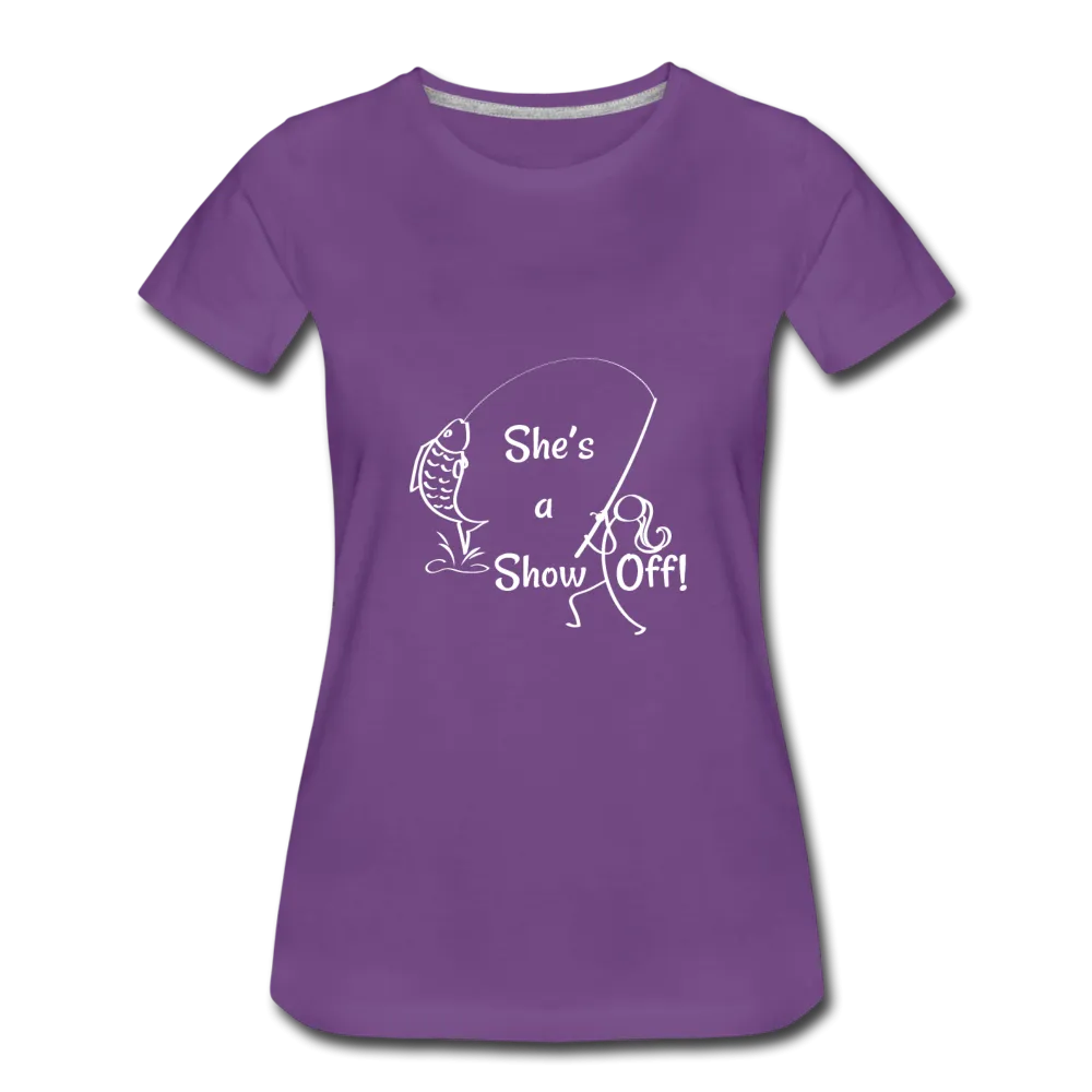 She's a Show Off, Women’s Premium T-Shirt