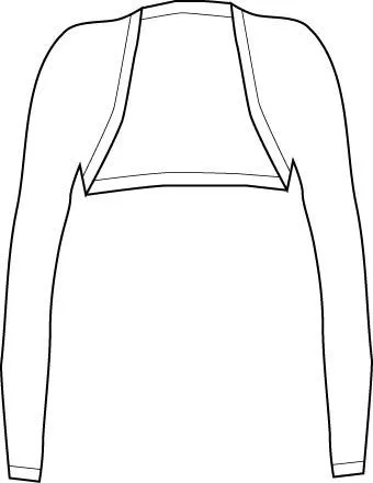 Shrug free sewing pattern KATIA 0412F