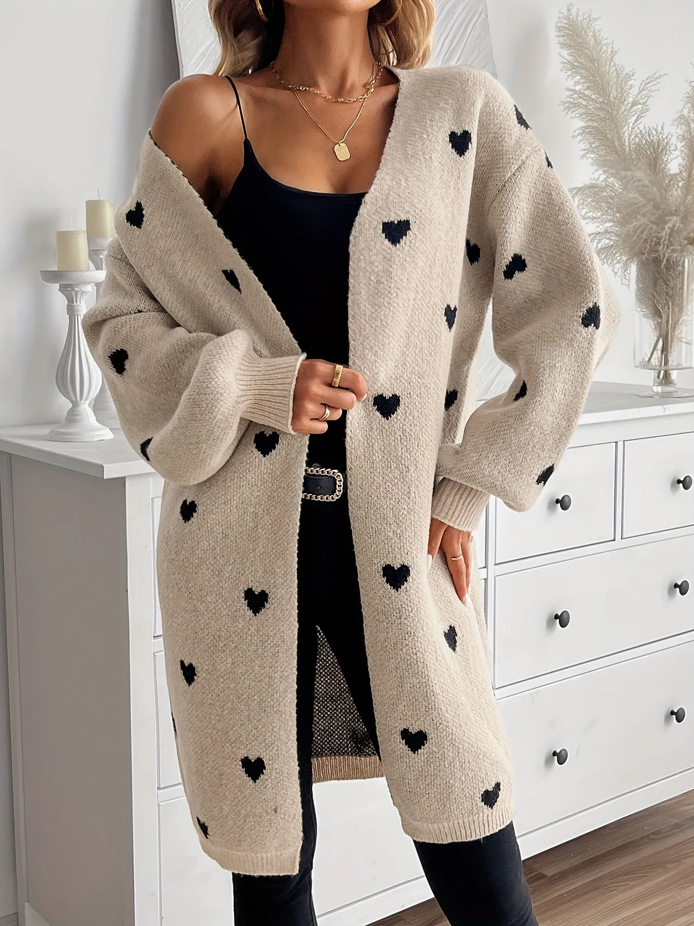 Sienna | Heart Knitted Cardigan