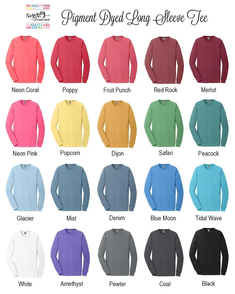 Sigma Sigma Sigma Long Sleeve Vintage T-Shirt