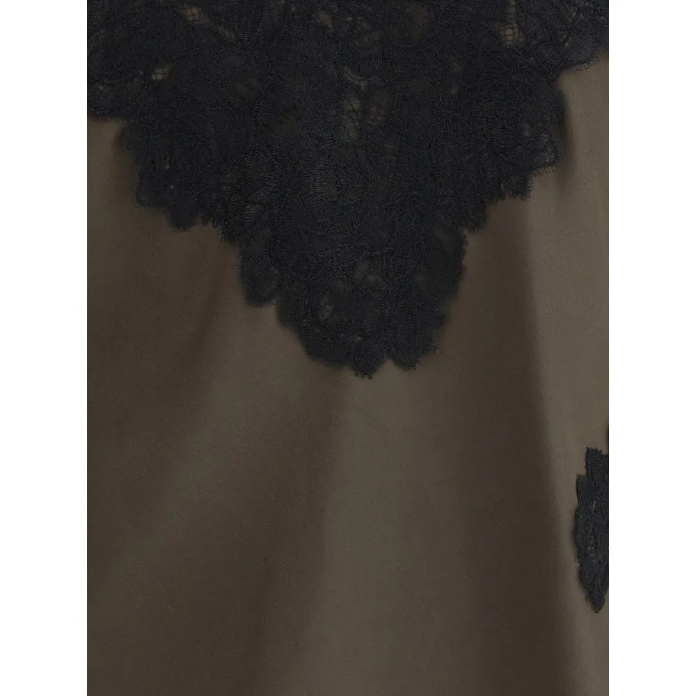 Silk and lace Top