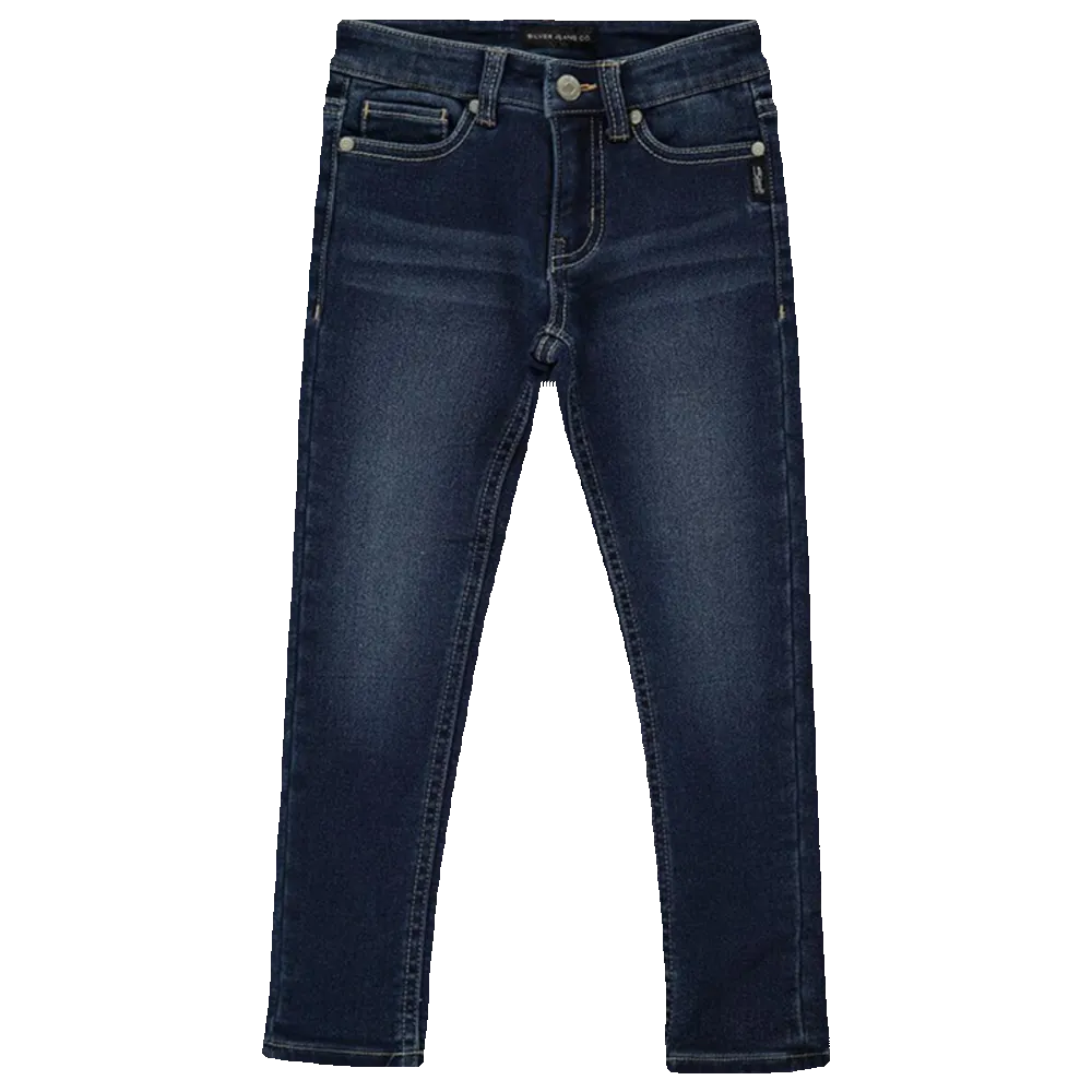 Silver Jeans Girls Amy Jegging - Dark Wash