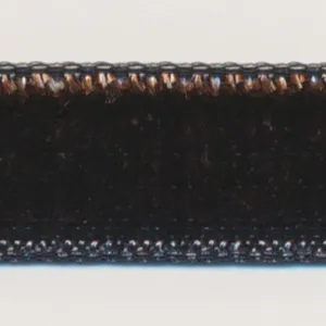 Single-Face Velveteen Ribbon #105 Steel Black