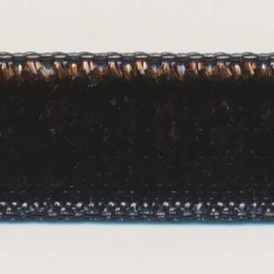 Single-Face Velveteen Ribbon #105 Steel Black