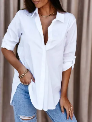 Solveig - relaxed casual blouse for women