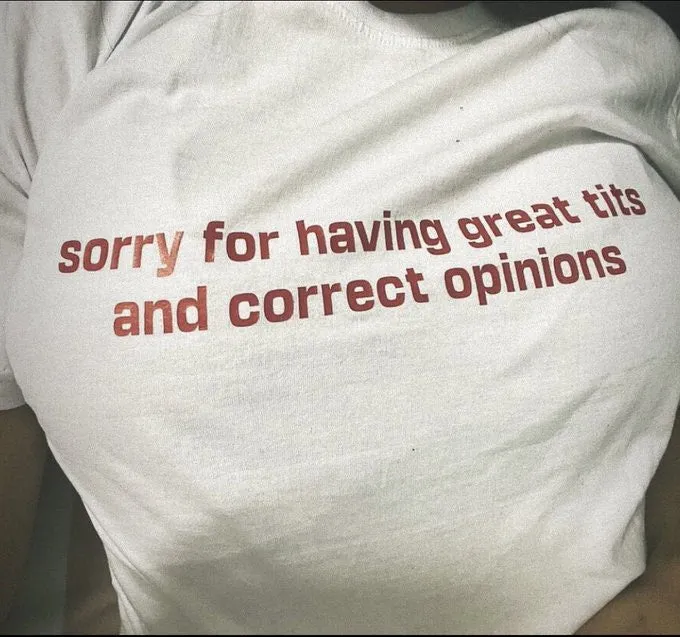 Sorry For Correct Opinions