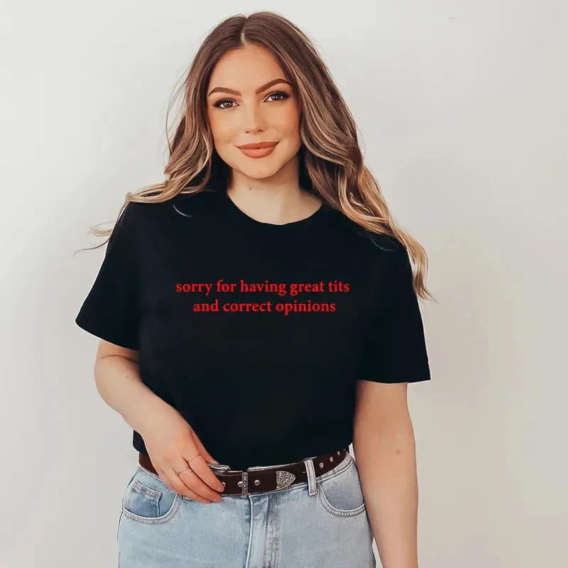 Sorry For Correct Opinions