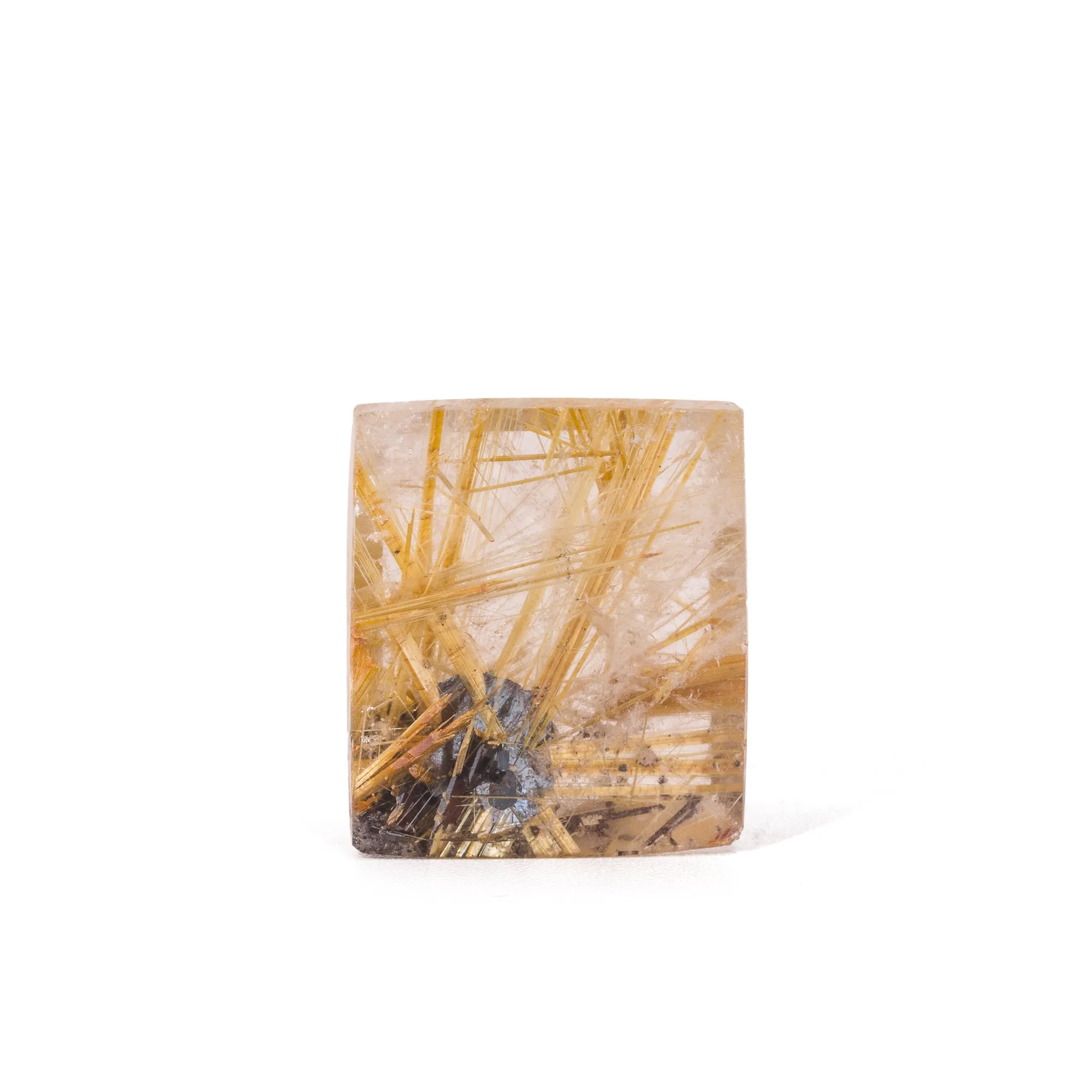 Star Rutile Quartz 19.37 Carat Gem Crystal Cabochon