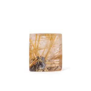 Star Rutile Quartz 19.37 Carat Gem Crystal Cabochon