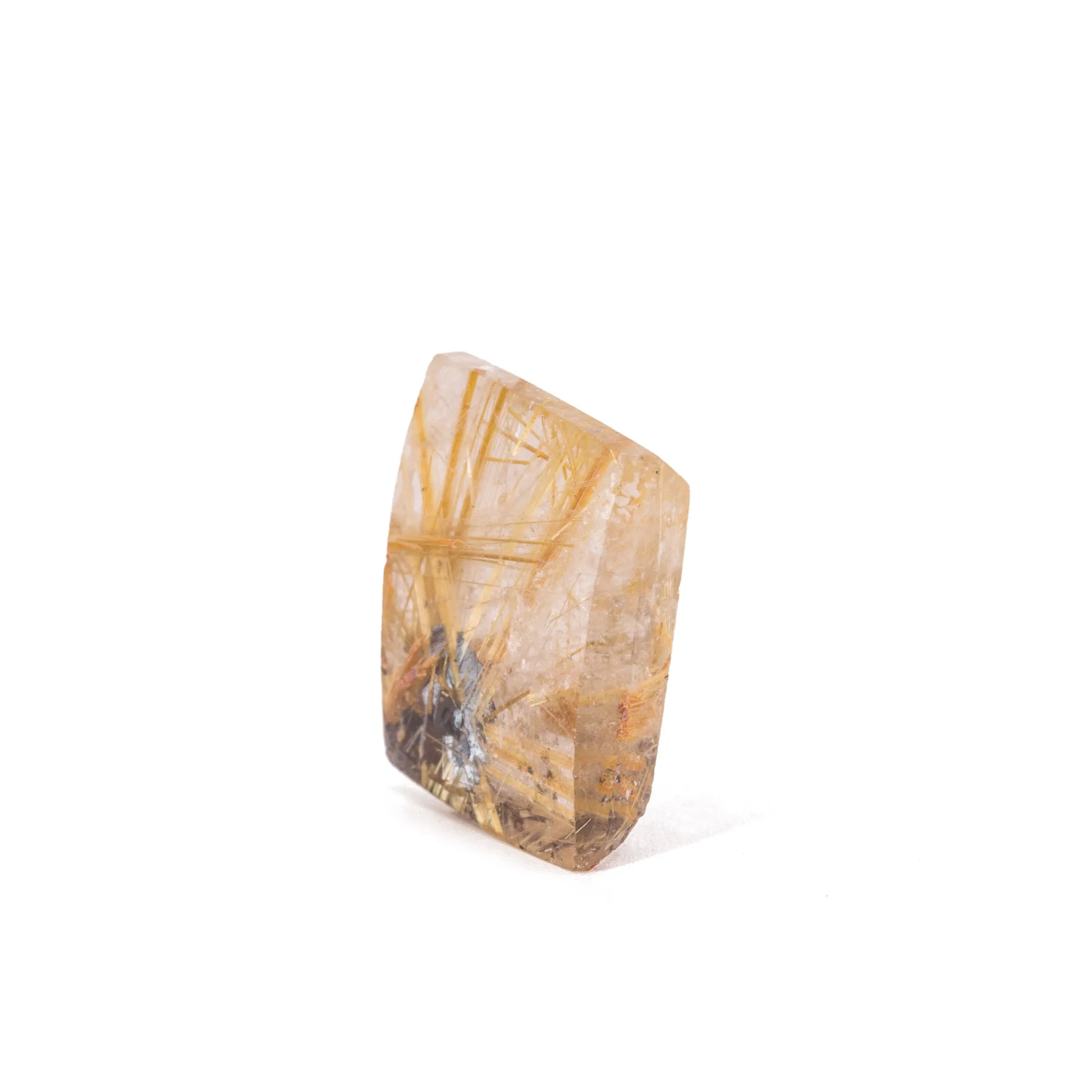 Star Rutile Quartz 19.37 Carat Gem Crystal Cabochon