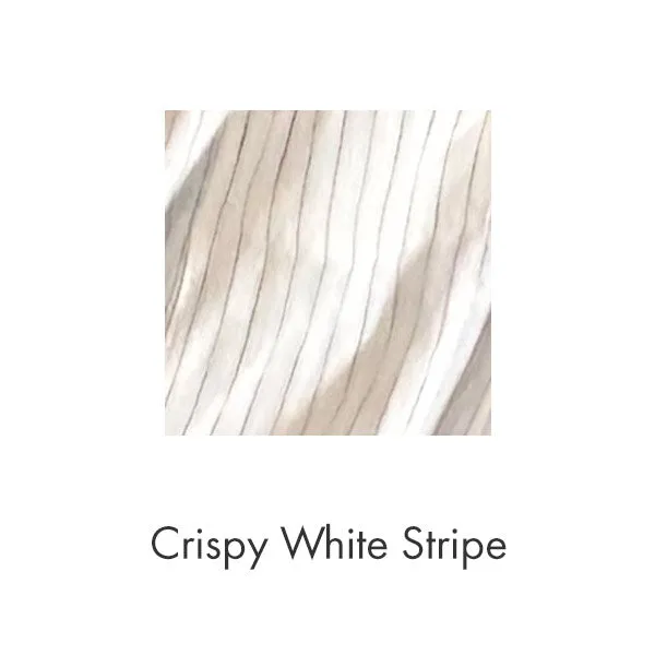 Stella Top in Crispy White Stripe