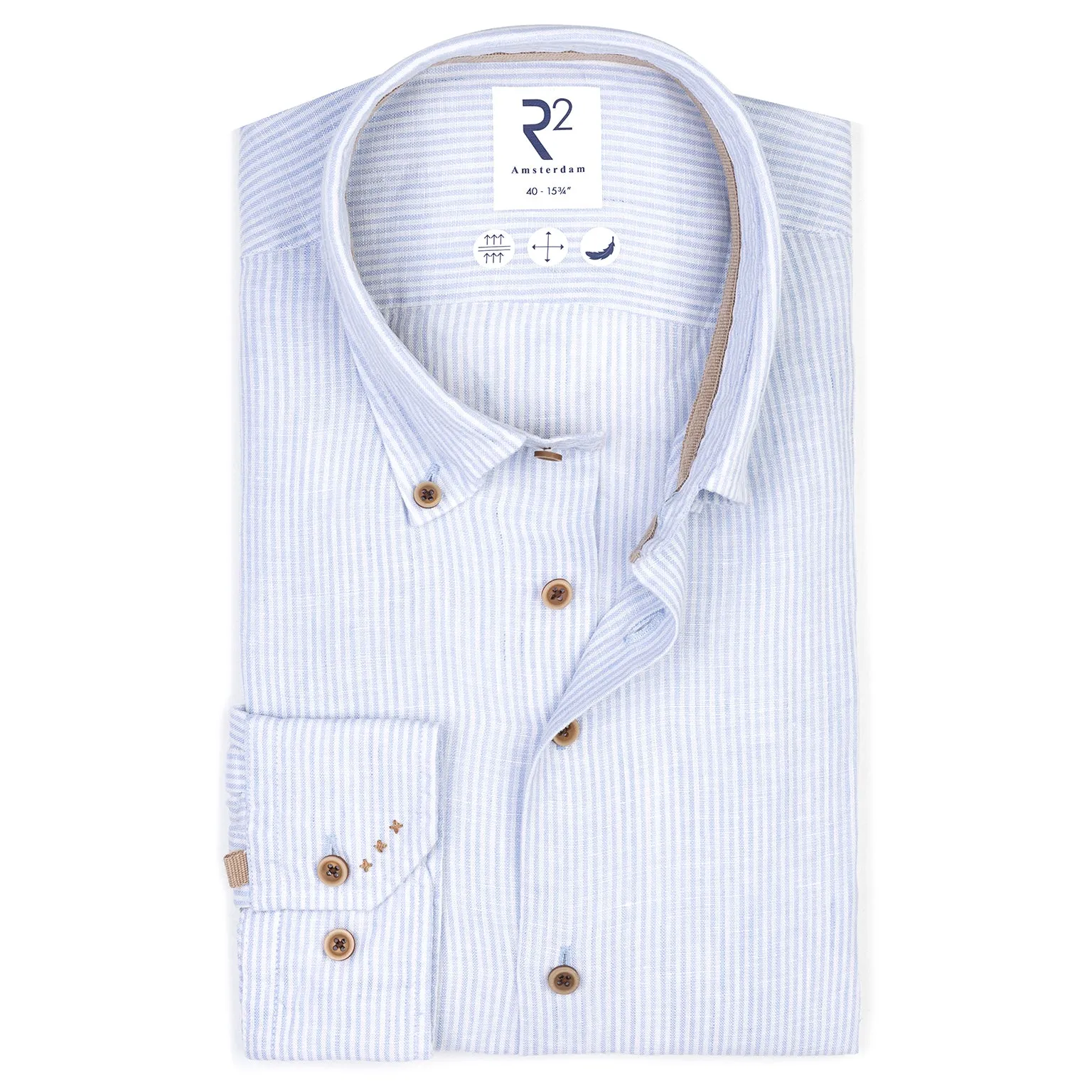 Striped linen shirt
