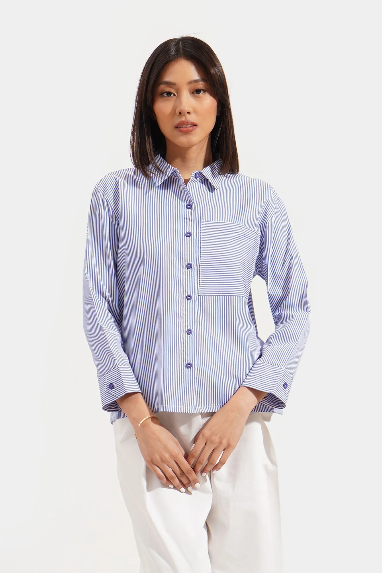 Striped Relaxed Fit Shirt