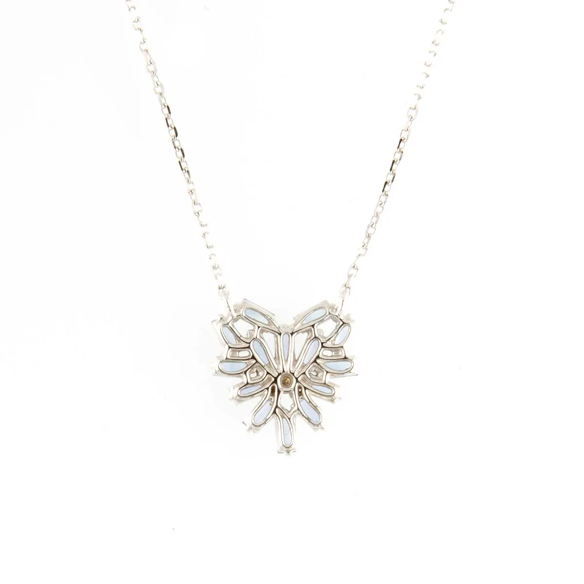 Suzanne Kalan Bold Light Blue Small Heart Pendant