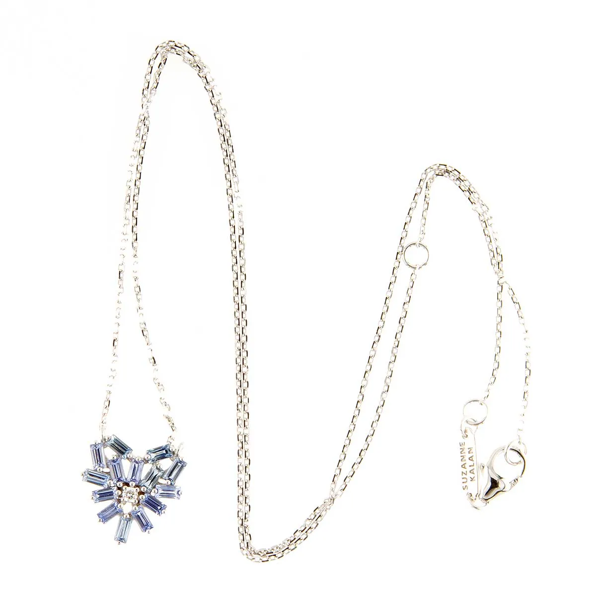 Suzanne Kalan Bold Light Blue Small Heart Pendant