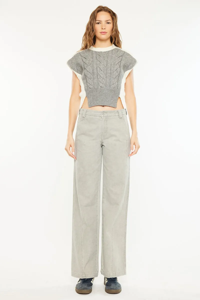 Suzi High Rise Wide Leg Jeans