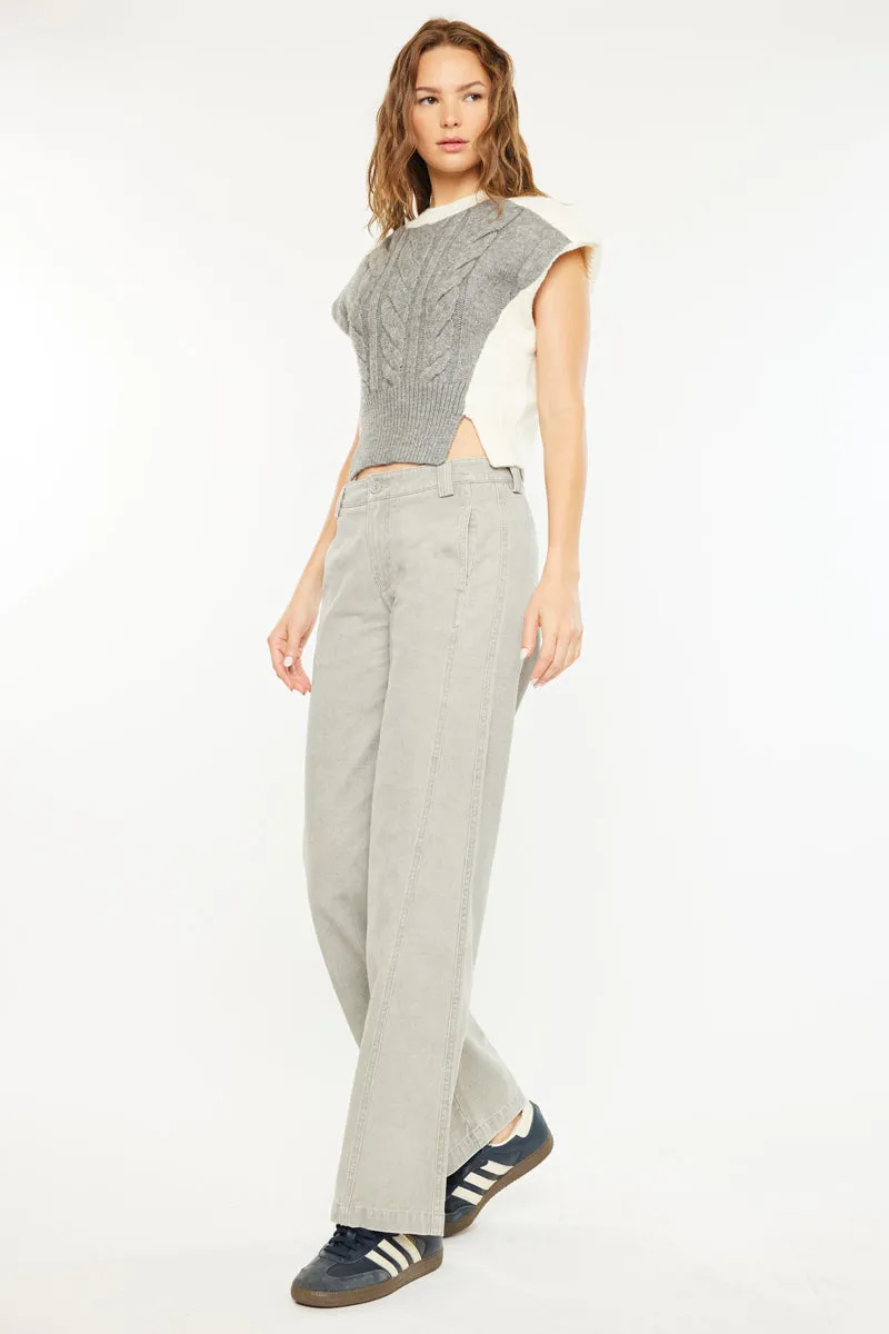 Suzi High Rise Wide Leg Jeans