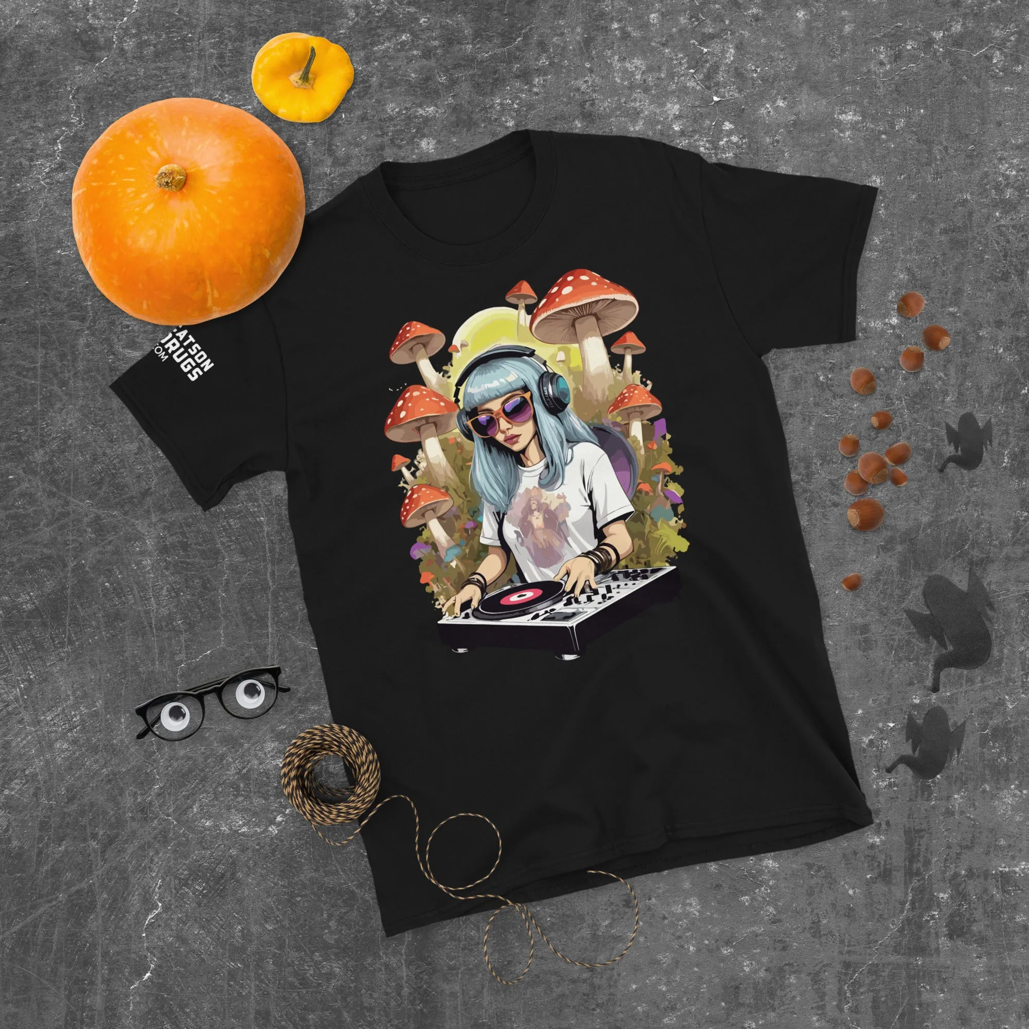 Techno T-Shirt | Psychedelic DJ Girl | Ecstasy Edition